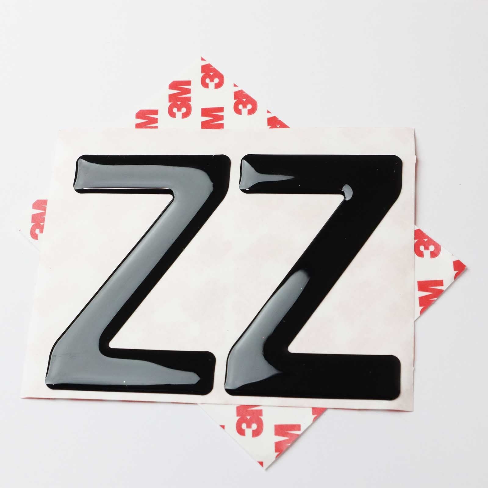 10x Wholesale Gel Letters for Number Plates