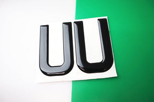 10x Wholesale Gel Letters for Number Plates