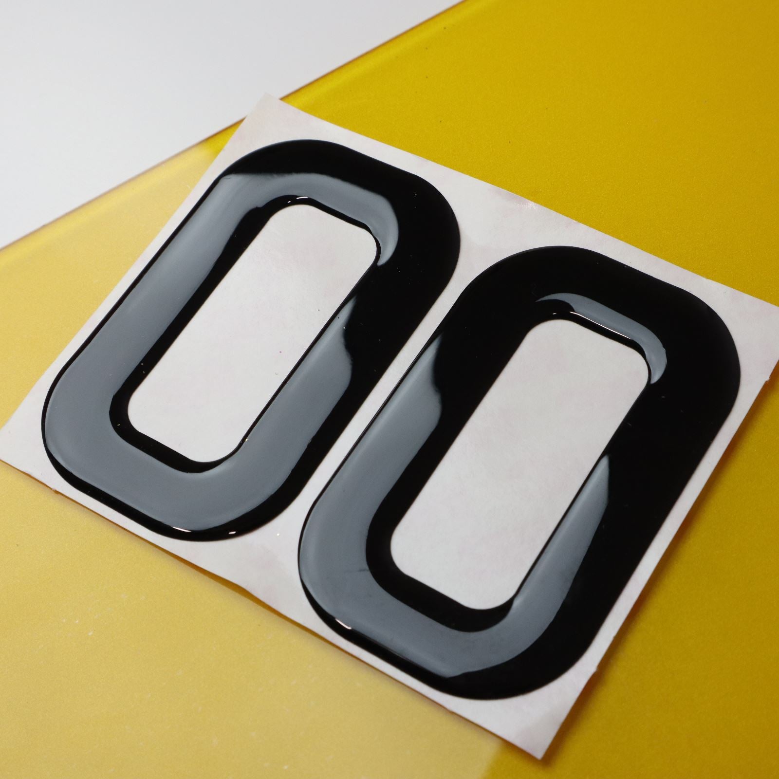 10x 3mm Gloss Acrylic 3D 4D Car Number Plate Letters Digits Wholesale