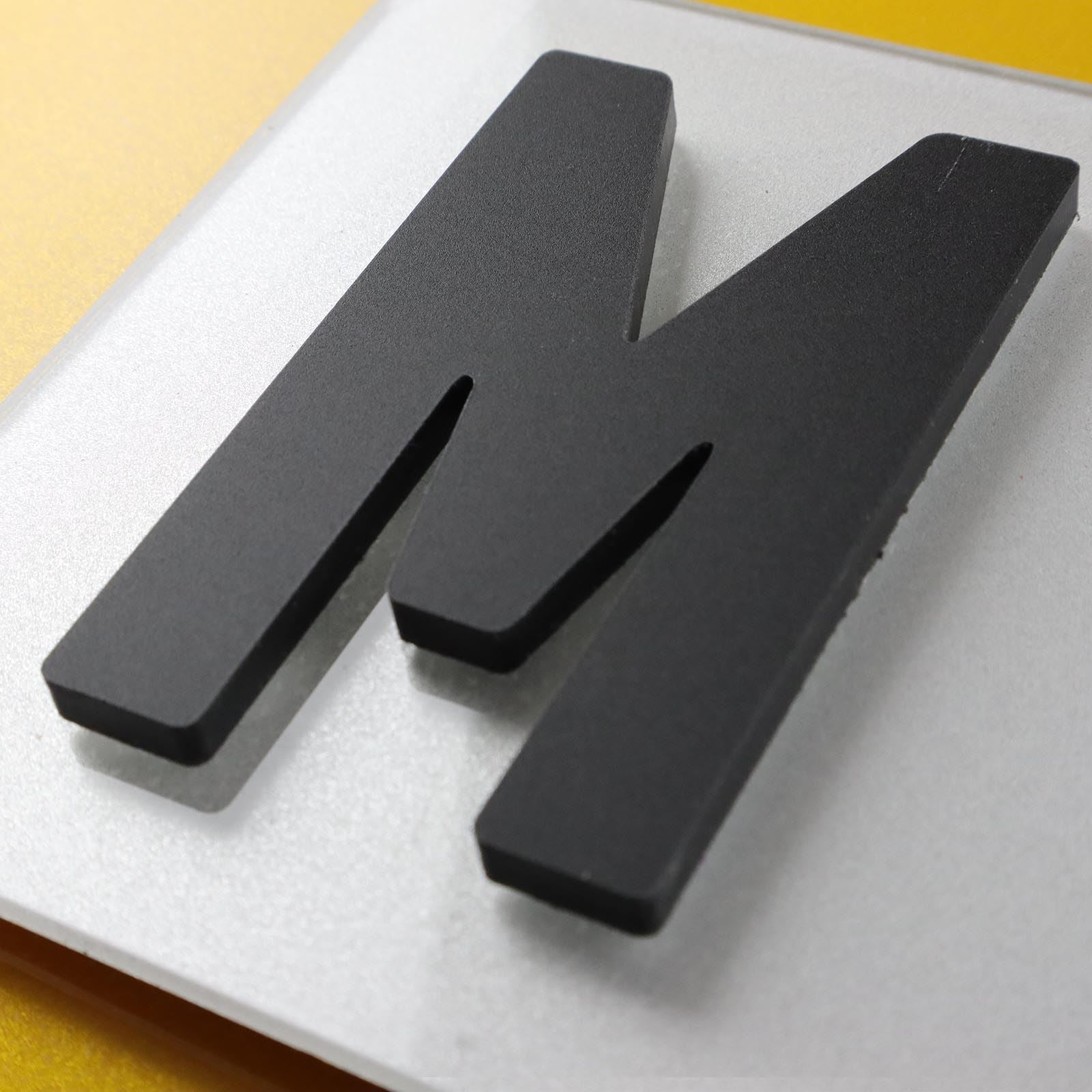 10x 5mm Matte X-Thick Acrylic 3D 4D Number Plate Letters Digits Wholesale