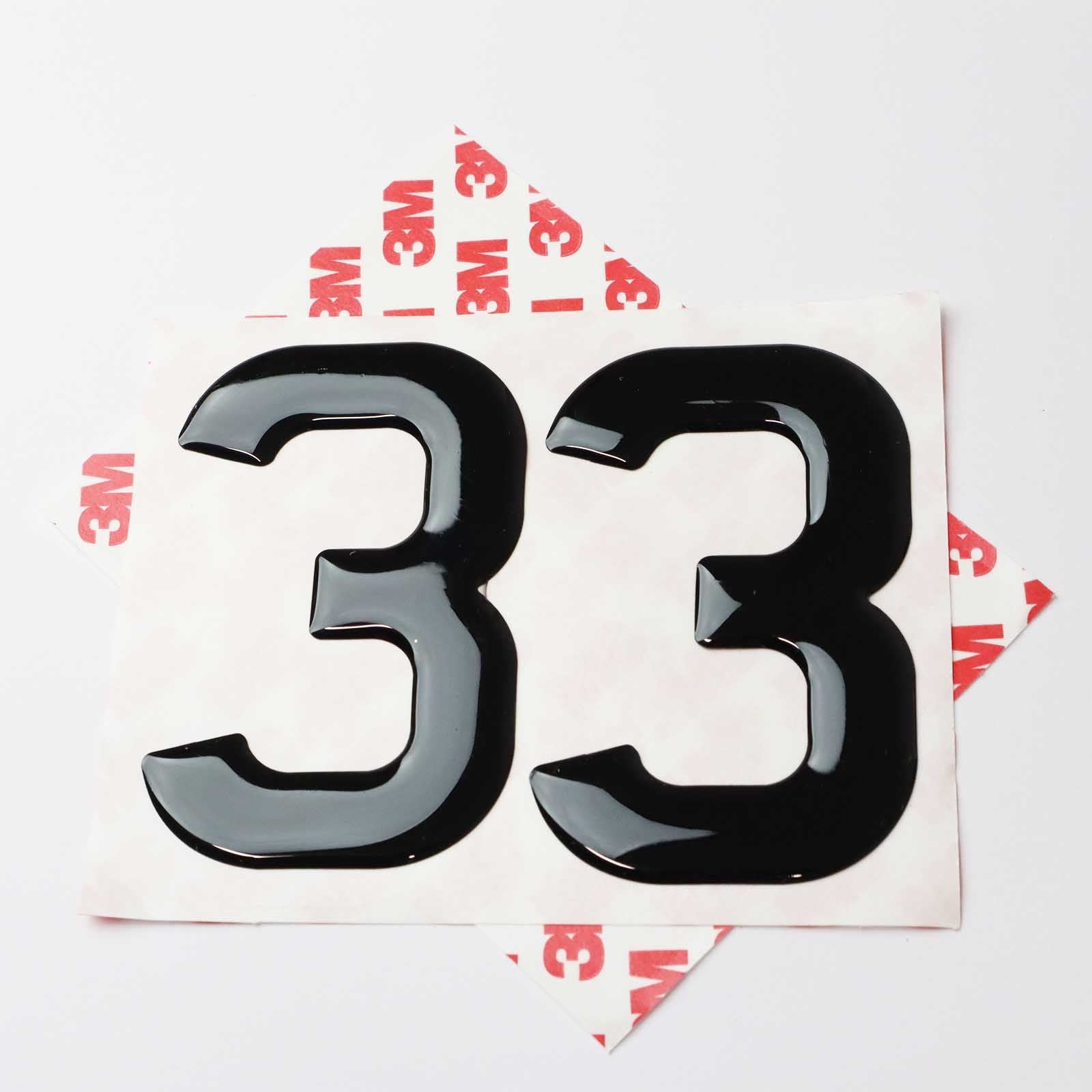 10x Wholesale Gel Letters for Number Plates