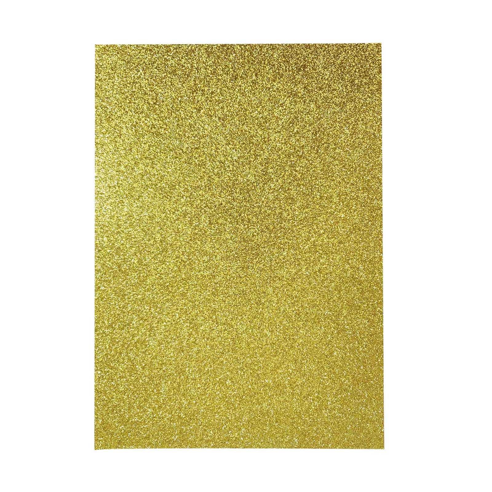 Pack of 10 350gsm Heavy Duty A4 Glitter Cards