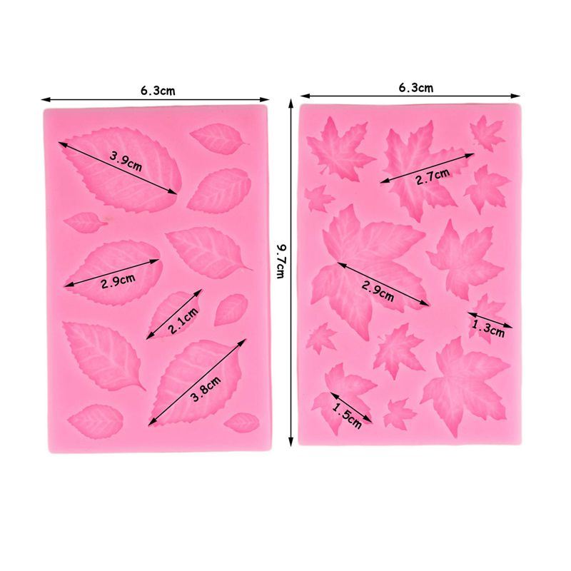 Silicone Rose or Maple Leaf Silicone Mould