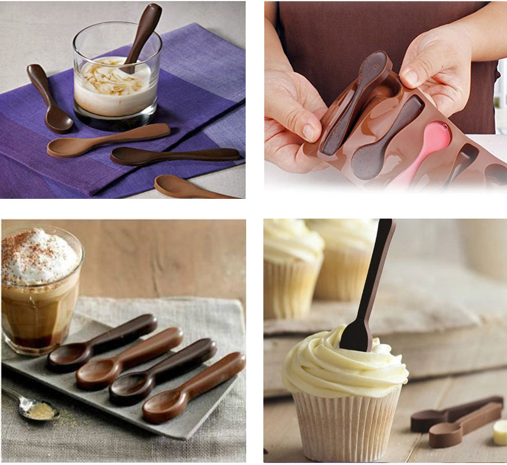 Baby Spoons Chocolate Silicone Mould
