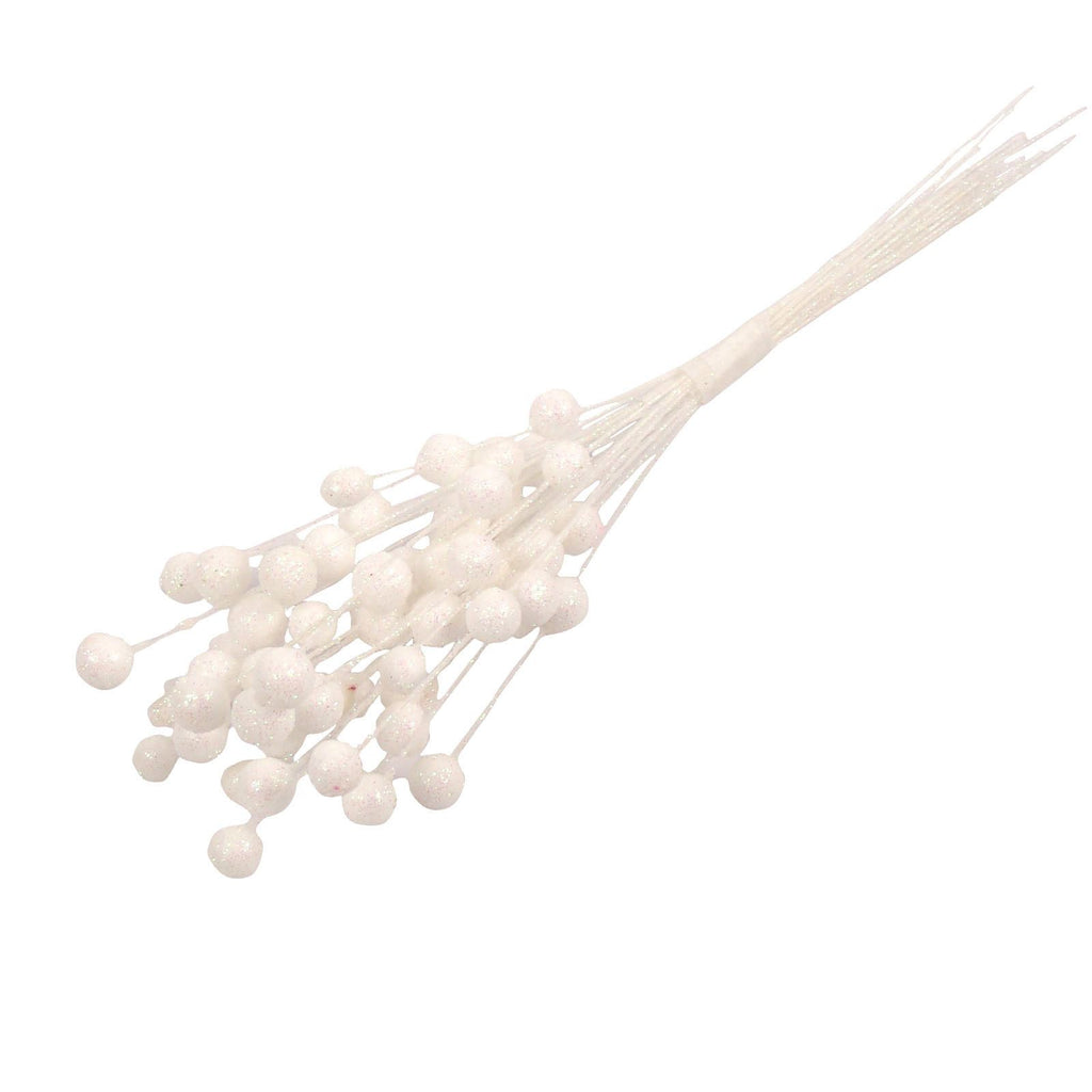 28 Stems of Mini Glitter Balls
