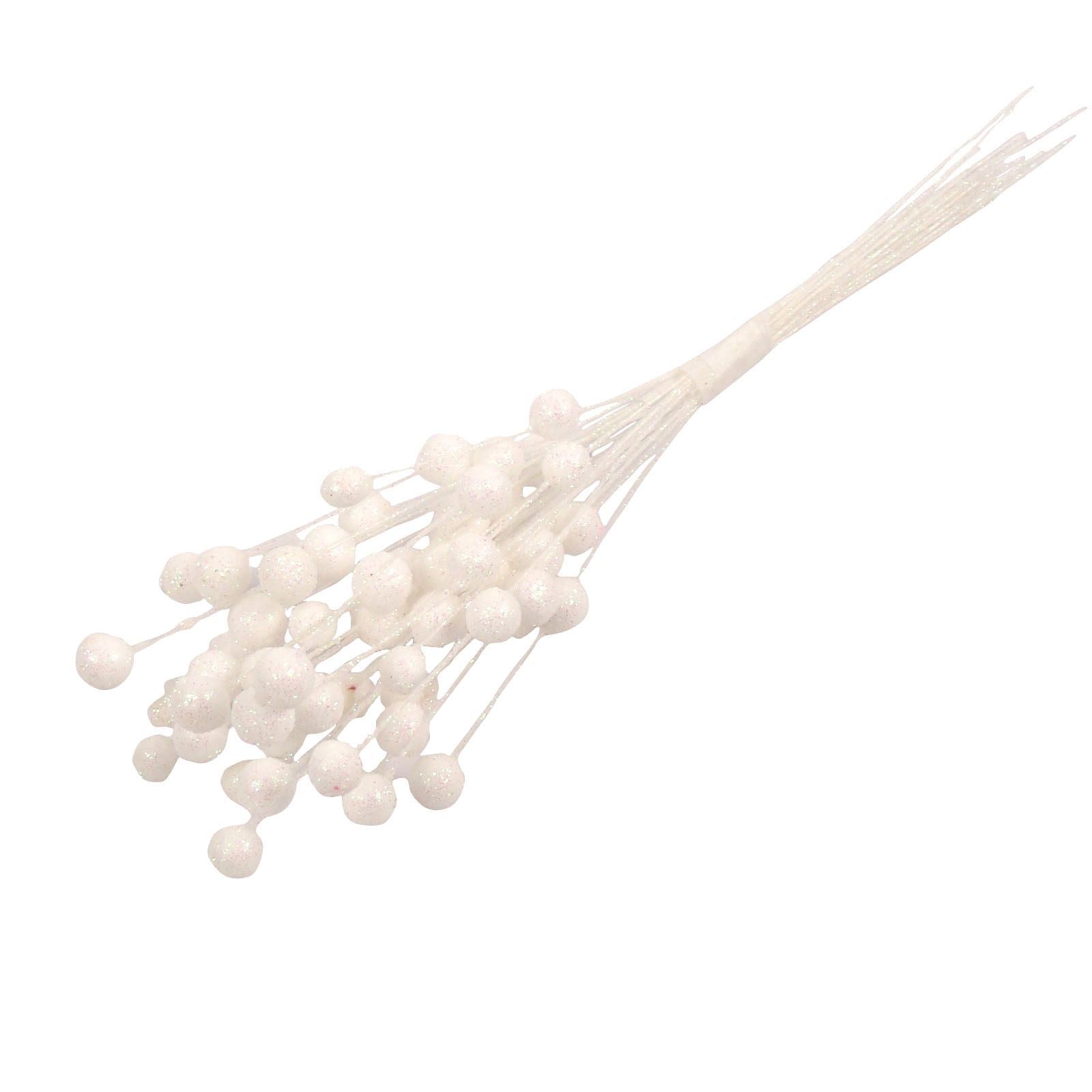 28 Stems of Mini Glitter Balls