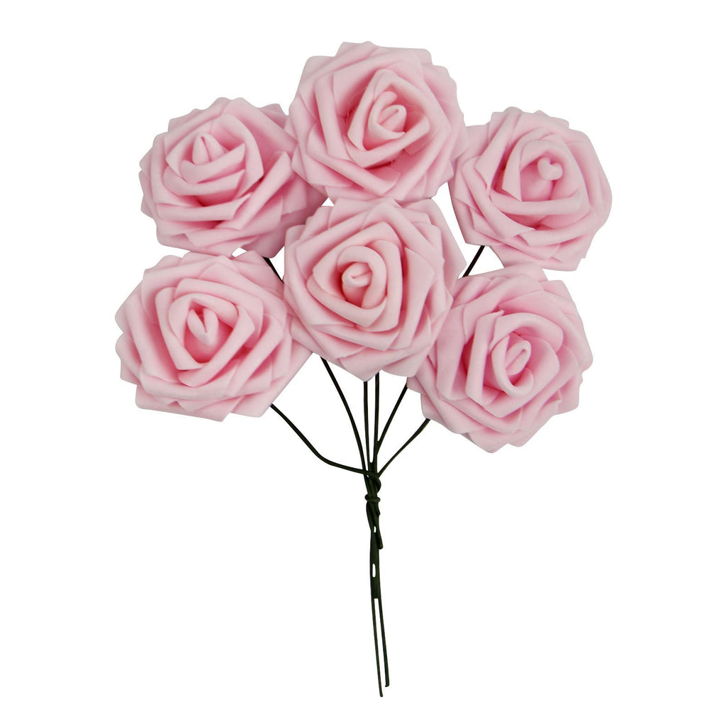 Colourfast Foam Roses - 1 Bunch - Large