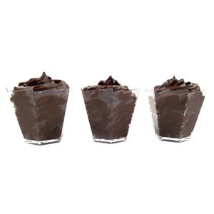 Canape Dishes Hexagon 6cm Disposable Dessert Cups (I)