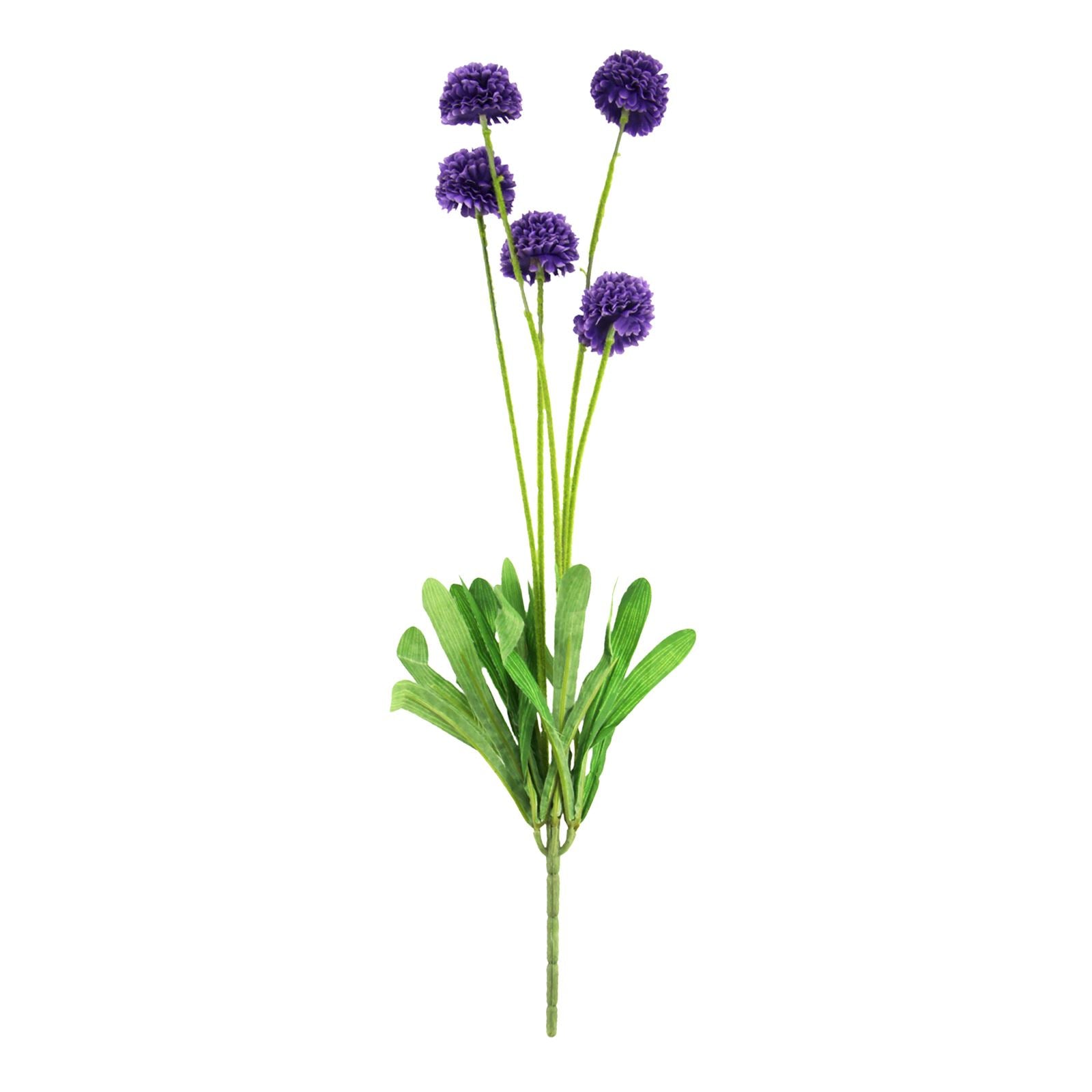 5 Head Small Pompom Flower Spray
