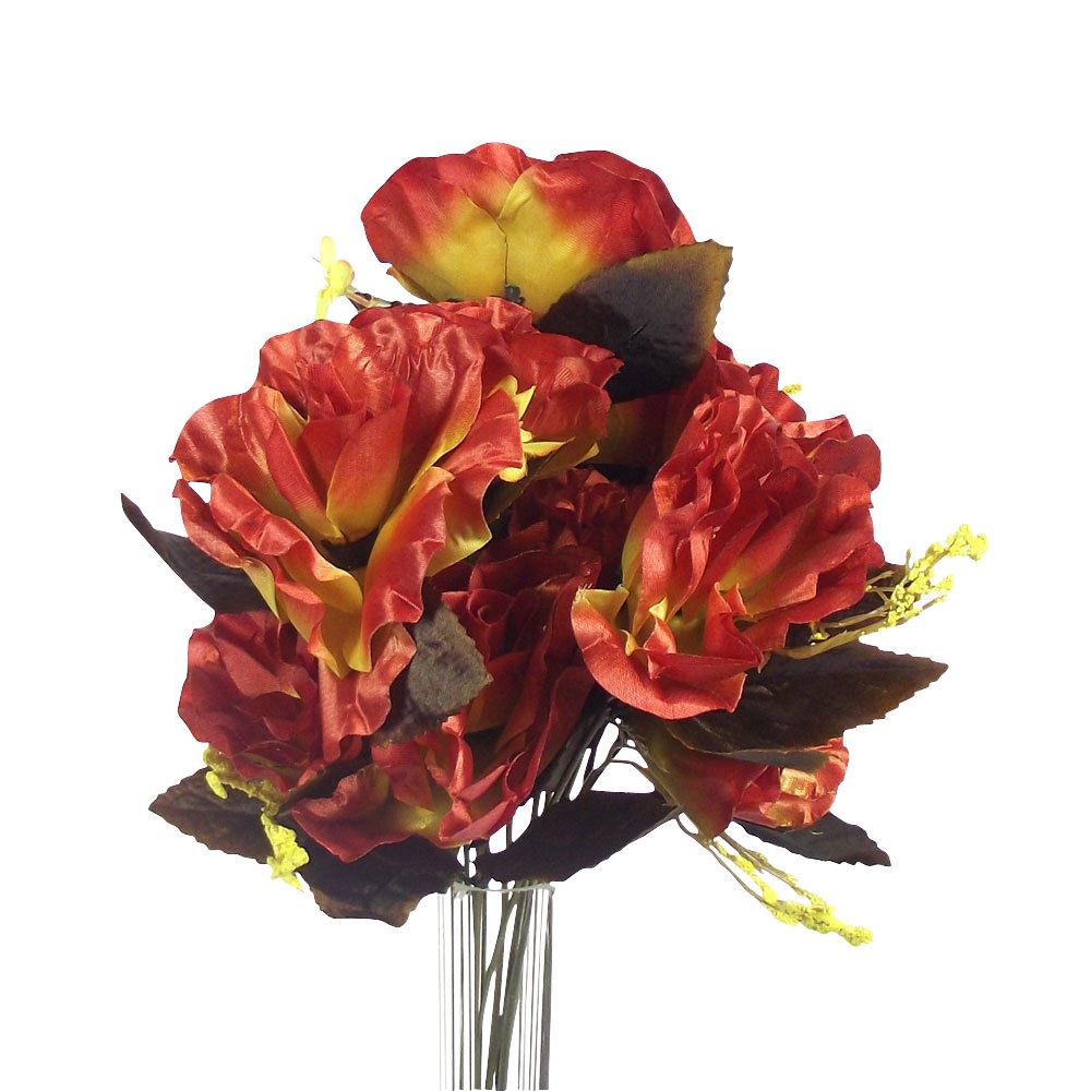 Large 12 Head Stiff Plastic Bouquet