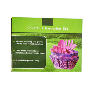 Mini Kids Gardening Set in Bag