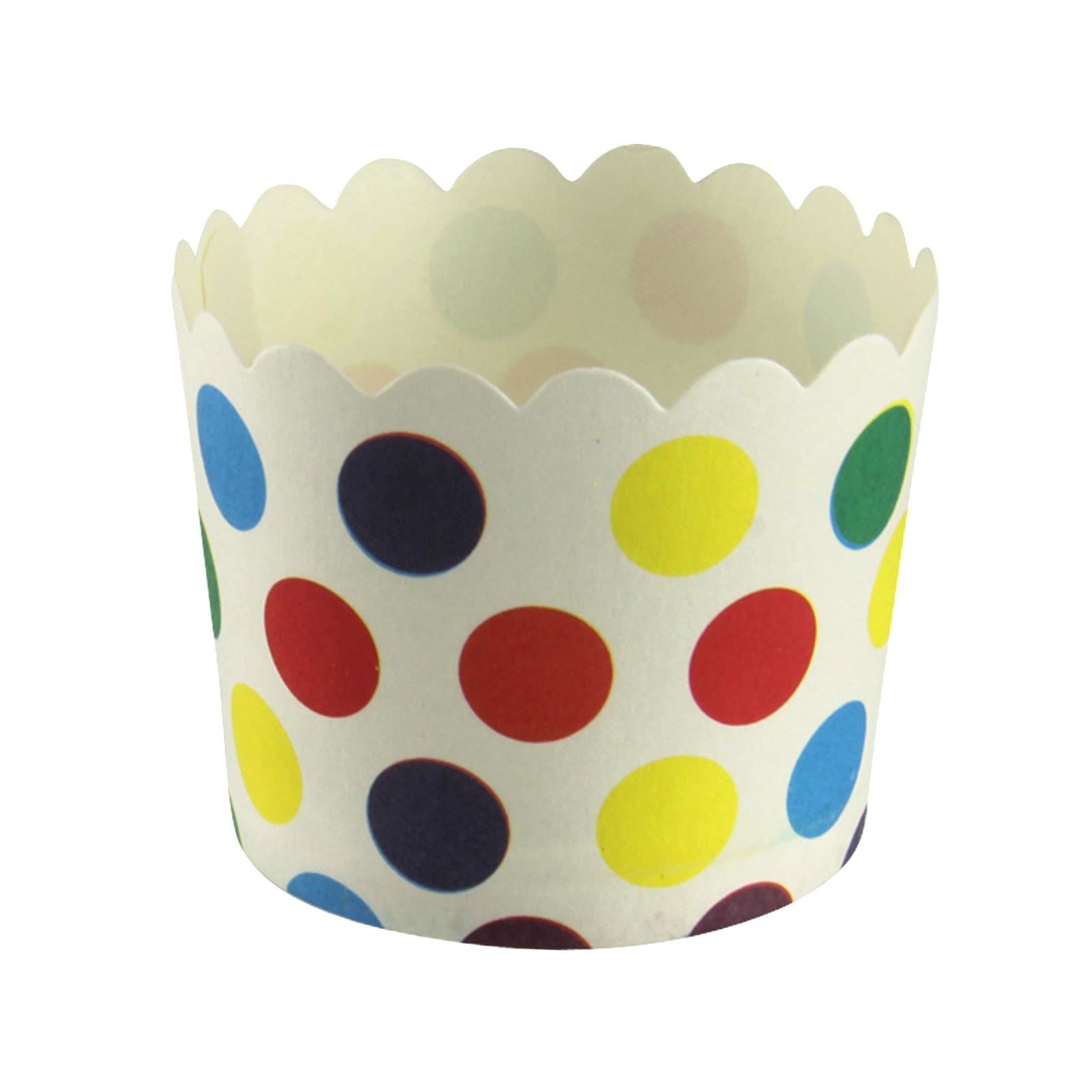 120x Premium Hard Small Cupcake Cases - Set of 3 Colours