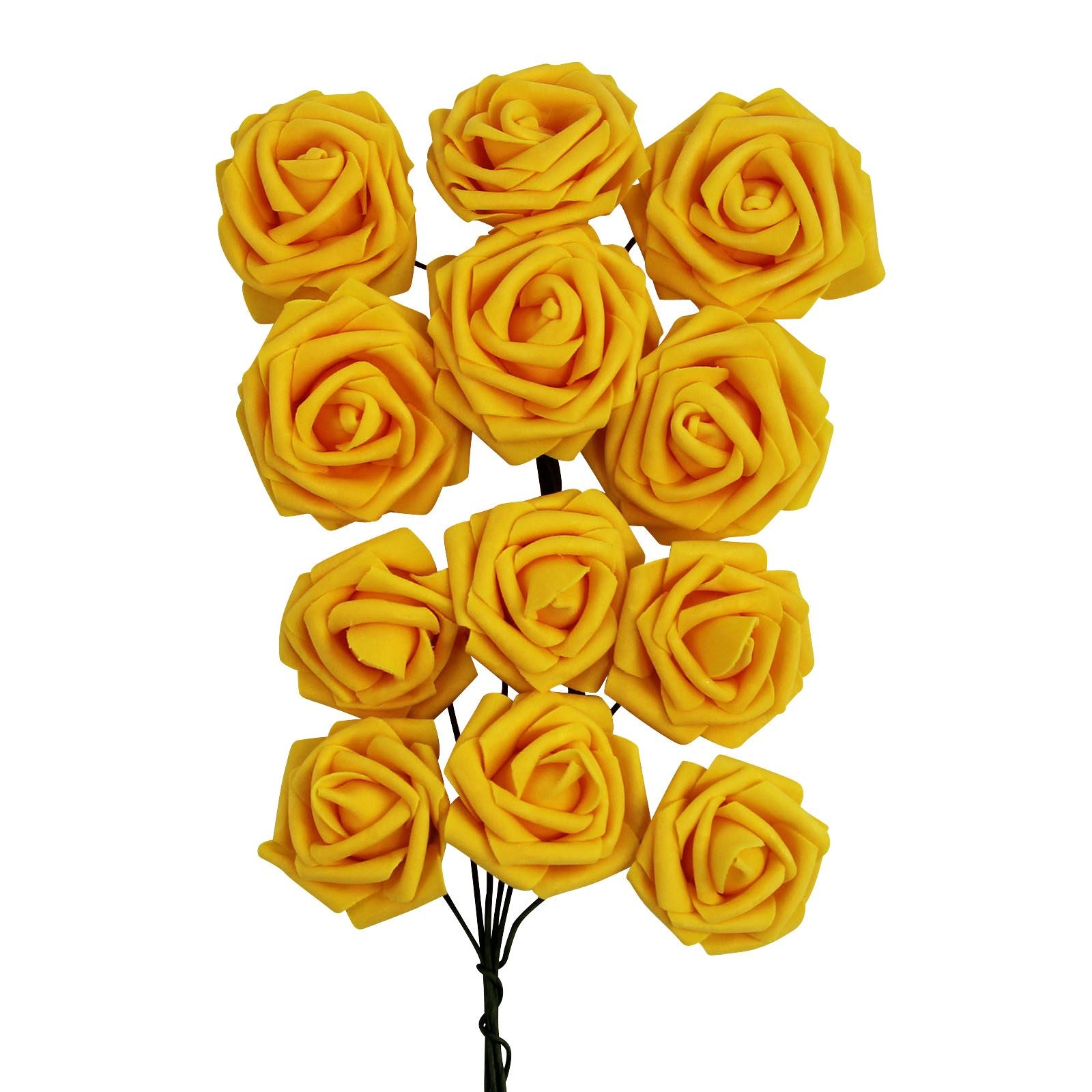 Colourfast Foam Roses - 6 Bunches - Regular