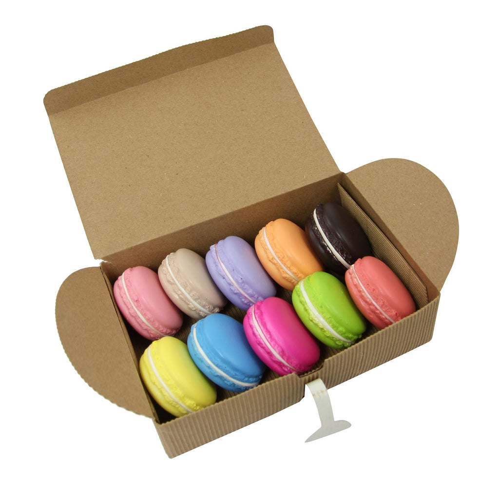 Large Short Kraft Biscuit and Macaron Box