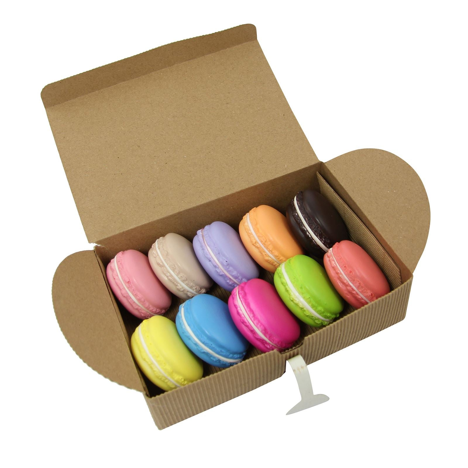 Large Short Kraft Biscuit and Macaron Box
