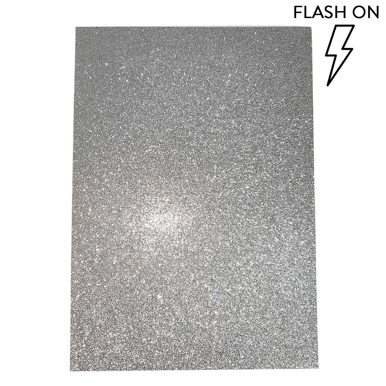 Pack of 10 350gsm Heavy Duty A4 Glitter Cards