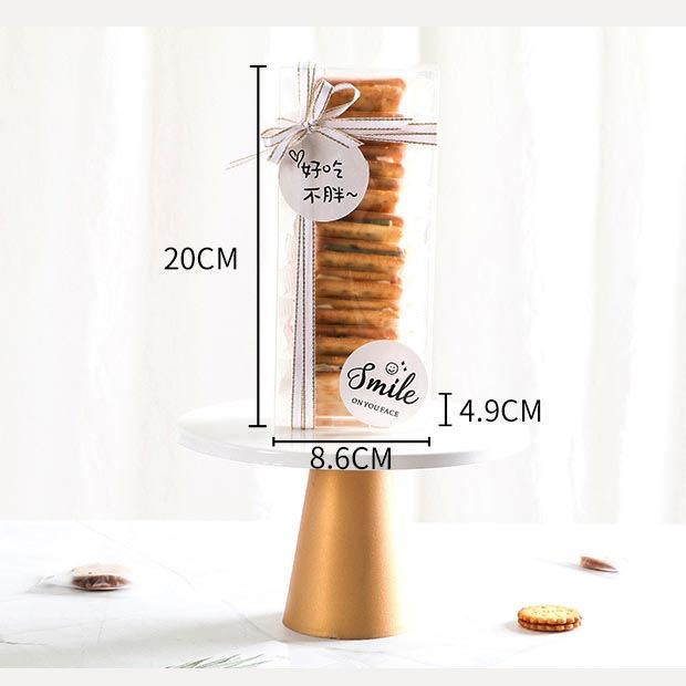 Premium Slim & Tall Clear Acetate Boxes - PVC Transparent Cookie Biscuit Gits