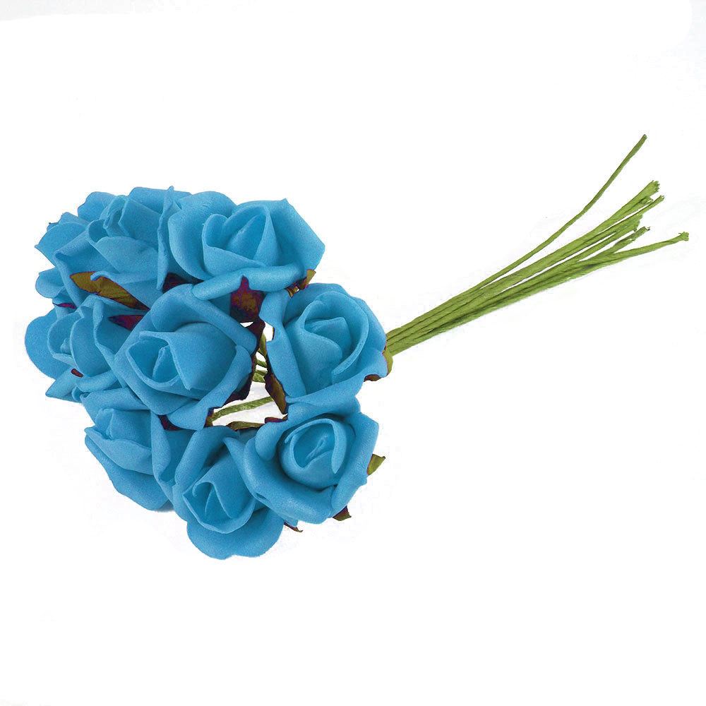 Bunch of 10 Foam Rose Buds