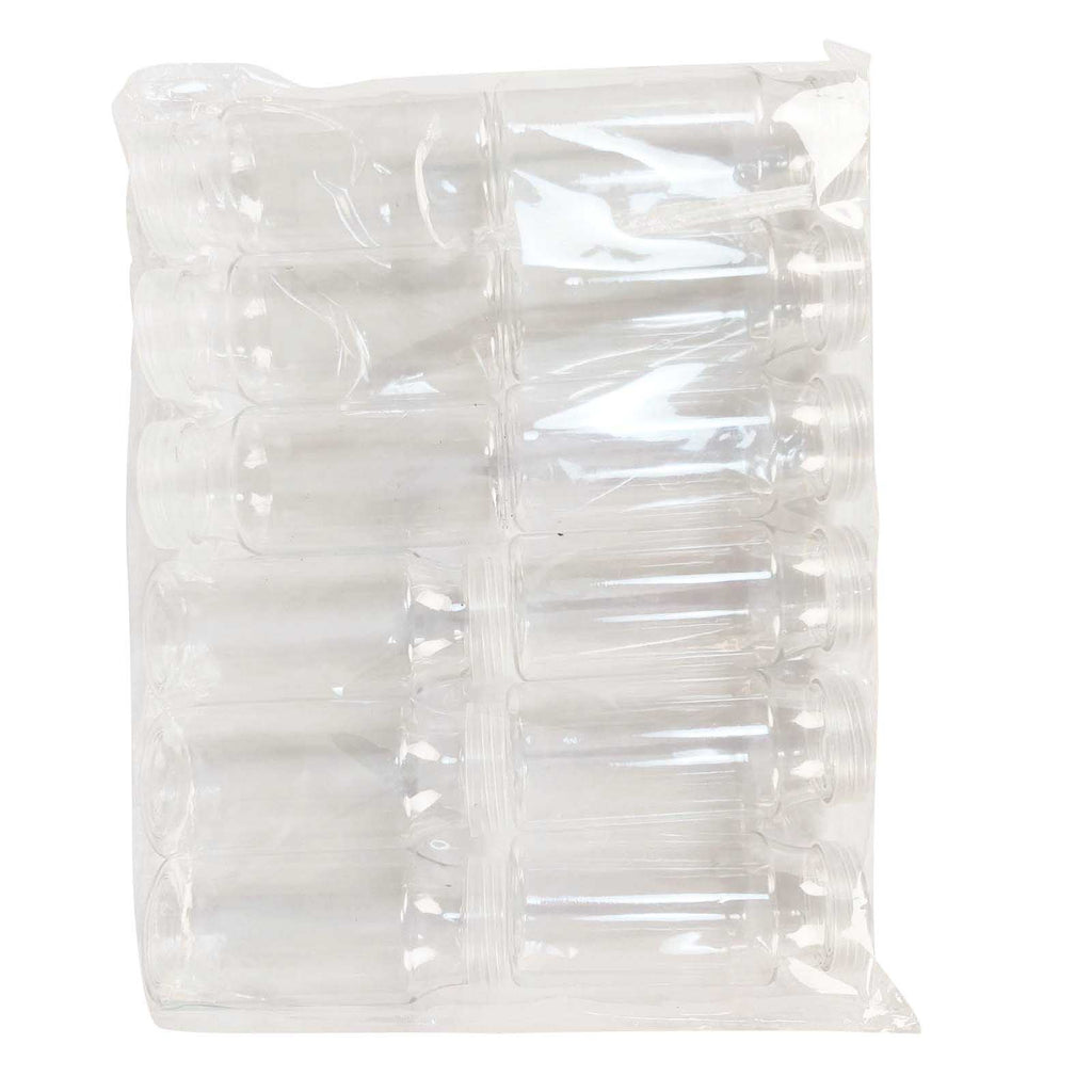 100ml Mini Plastic Clear Screwtop Bottles