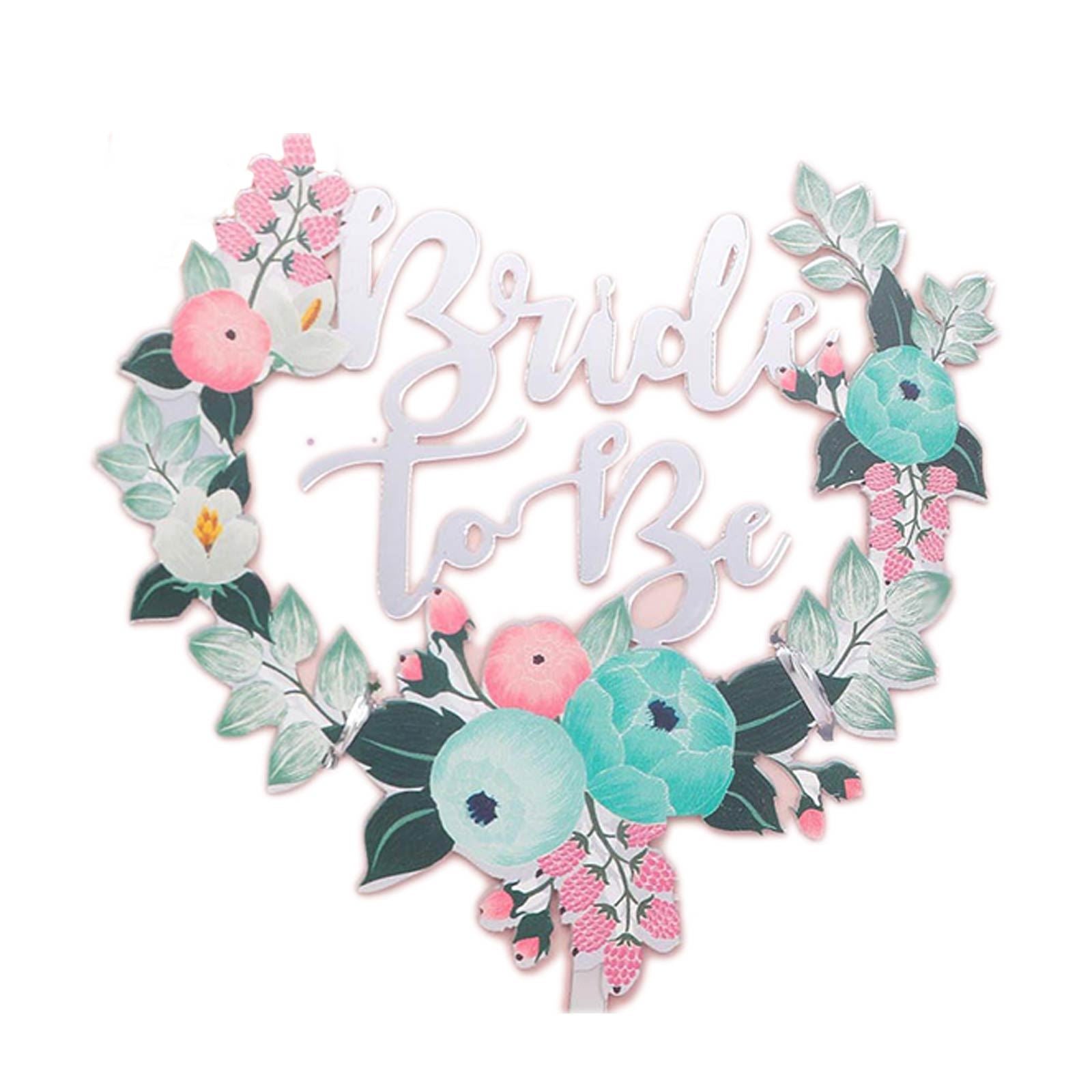 Premium Large Printed Cake Toppers
