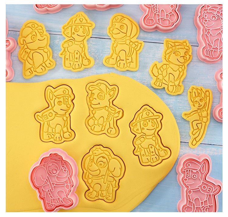 Set of 8 Premium Embossing Cookie Cutters