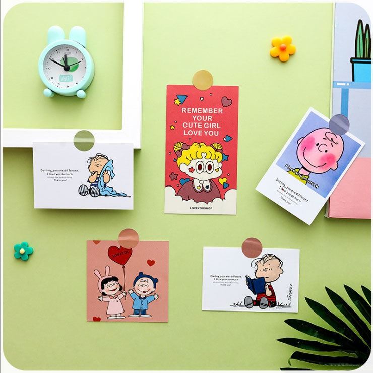 3x Sheets of Subtle 1 Inch Coloured Stickers