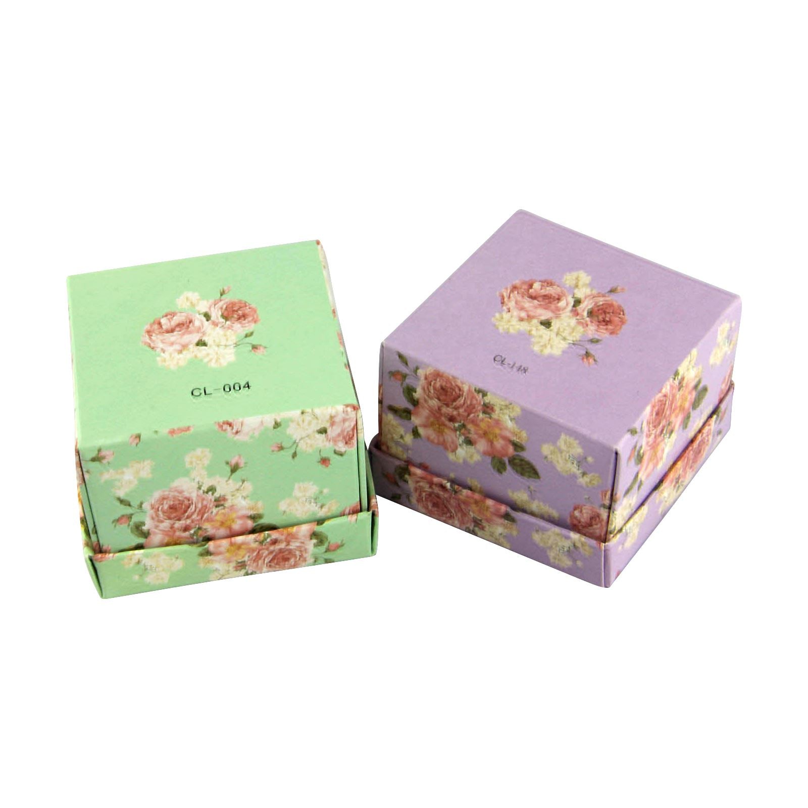 Vintage Flower Print Premium Double Sided Favour Boxes