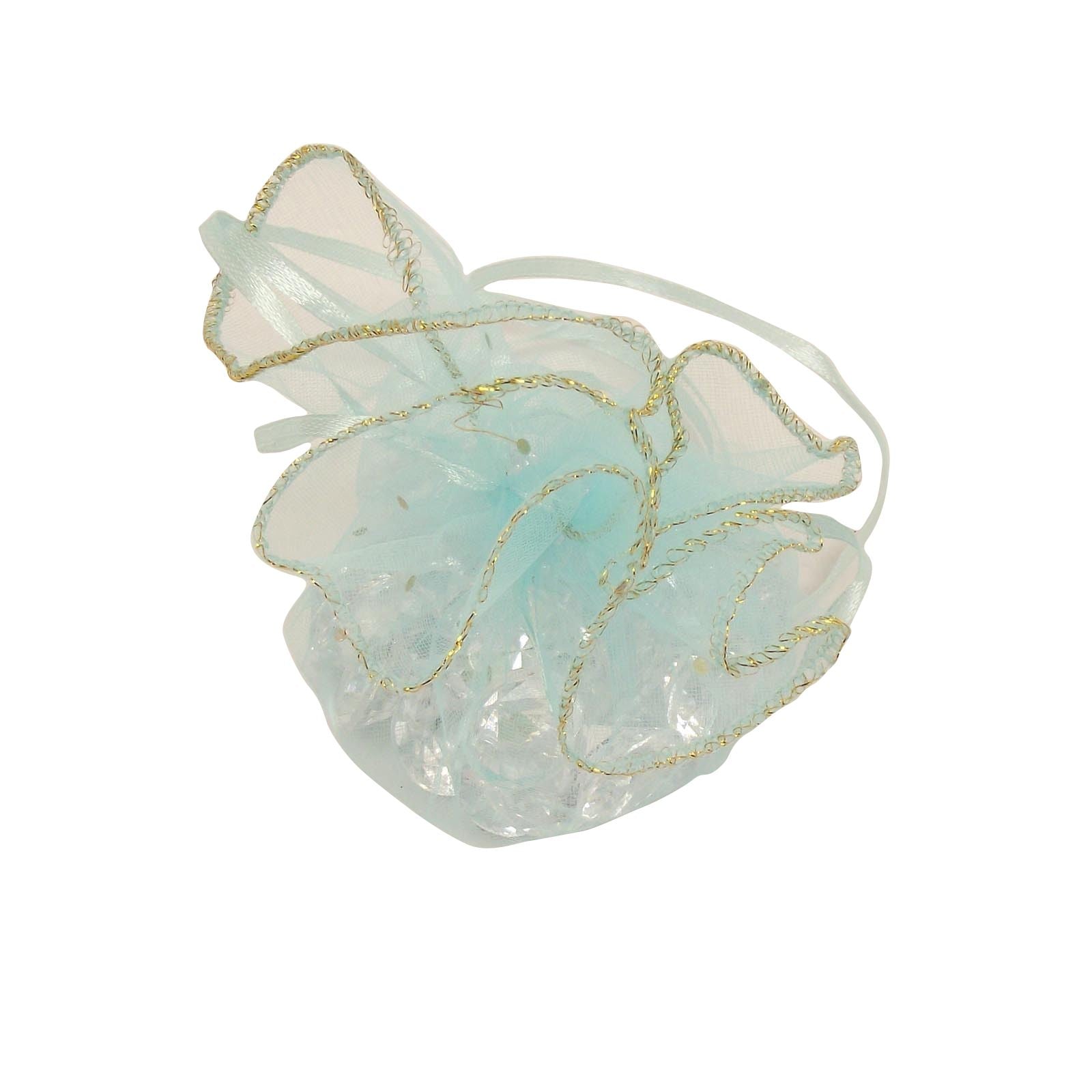 25x Organza Ruffle Pouches