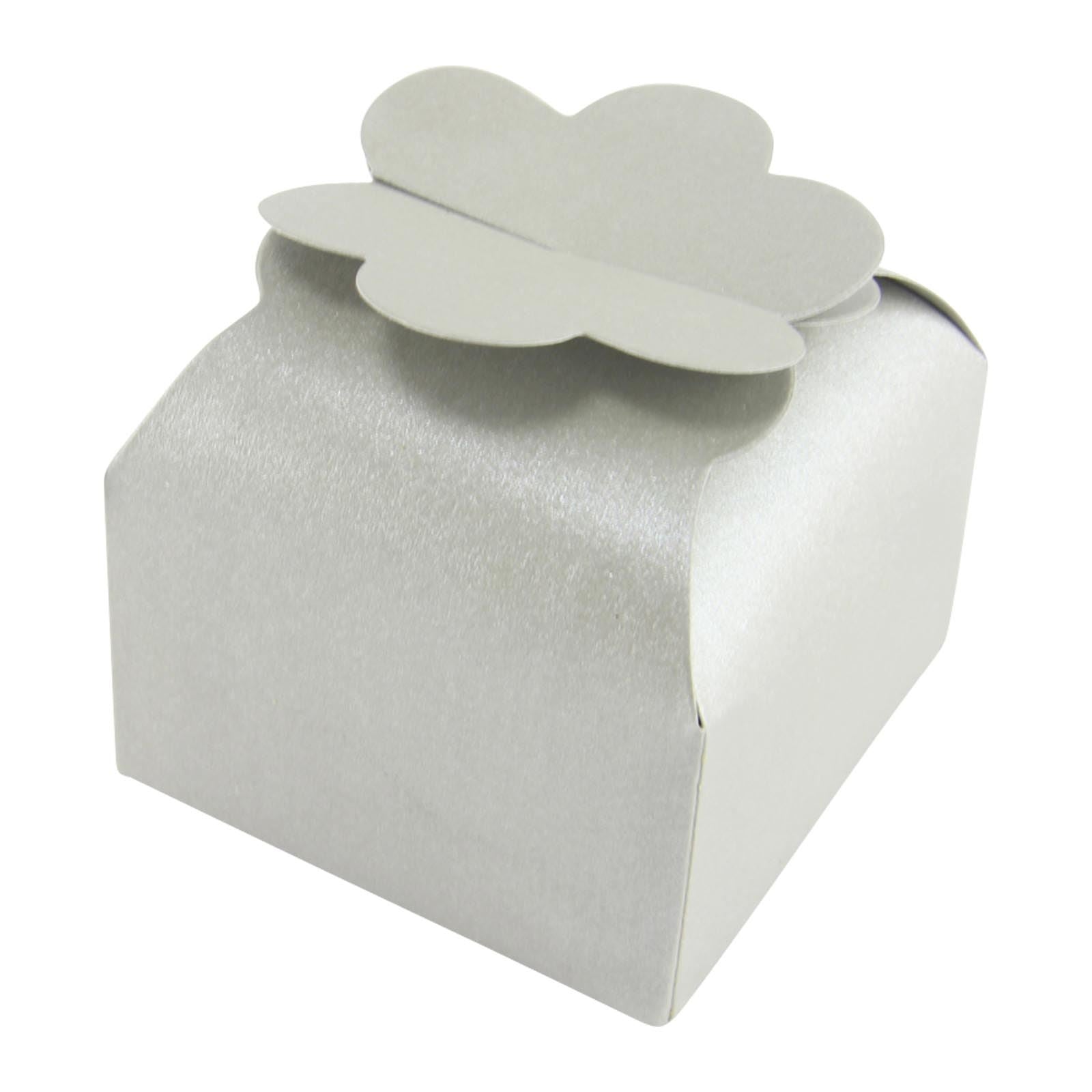 Cloud Top Pearlised Favour Boxes