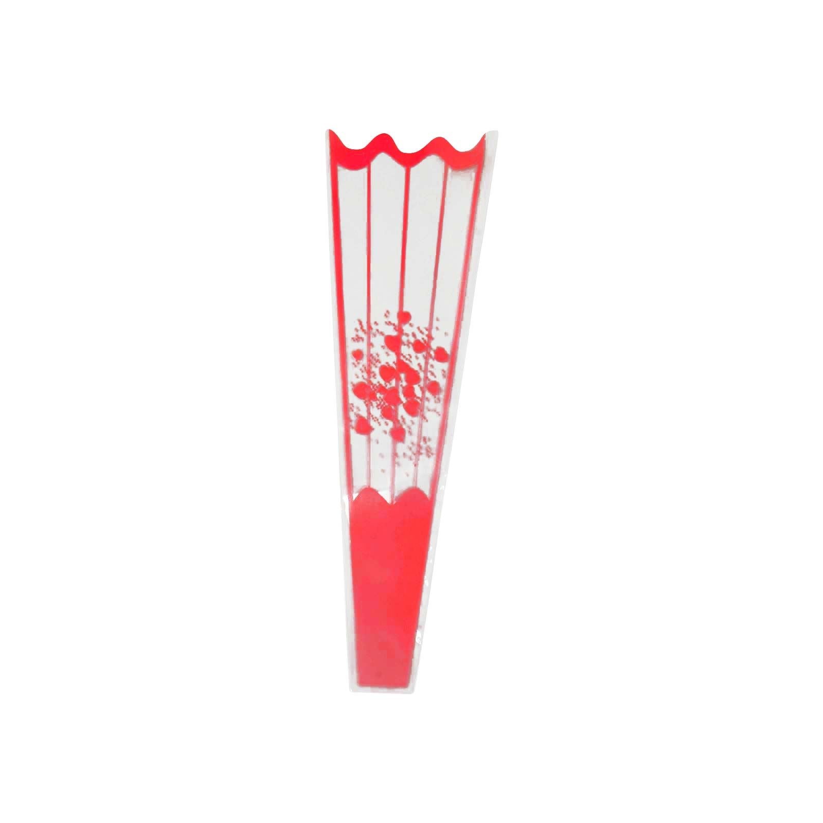 Printed Single Rose Cellophane Sleeves