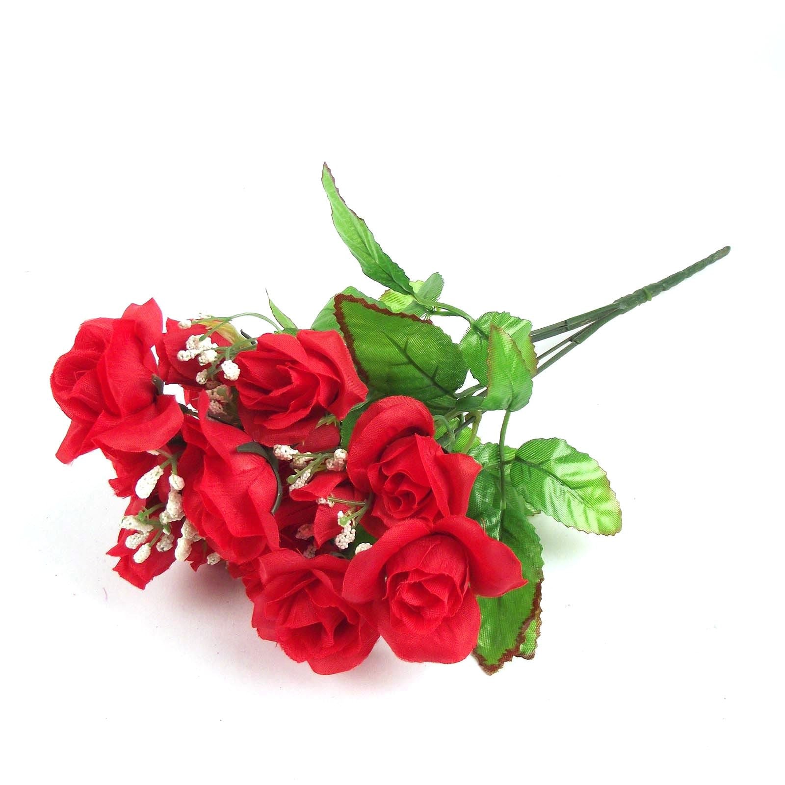 Bunch of 12 Varied Small Roses