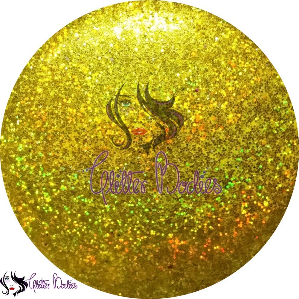 Glitterbodies Cosmetic Grade Fine Festival Glitter Pigments [Gold]