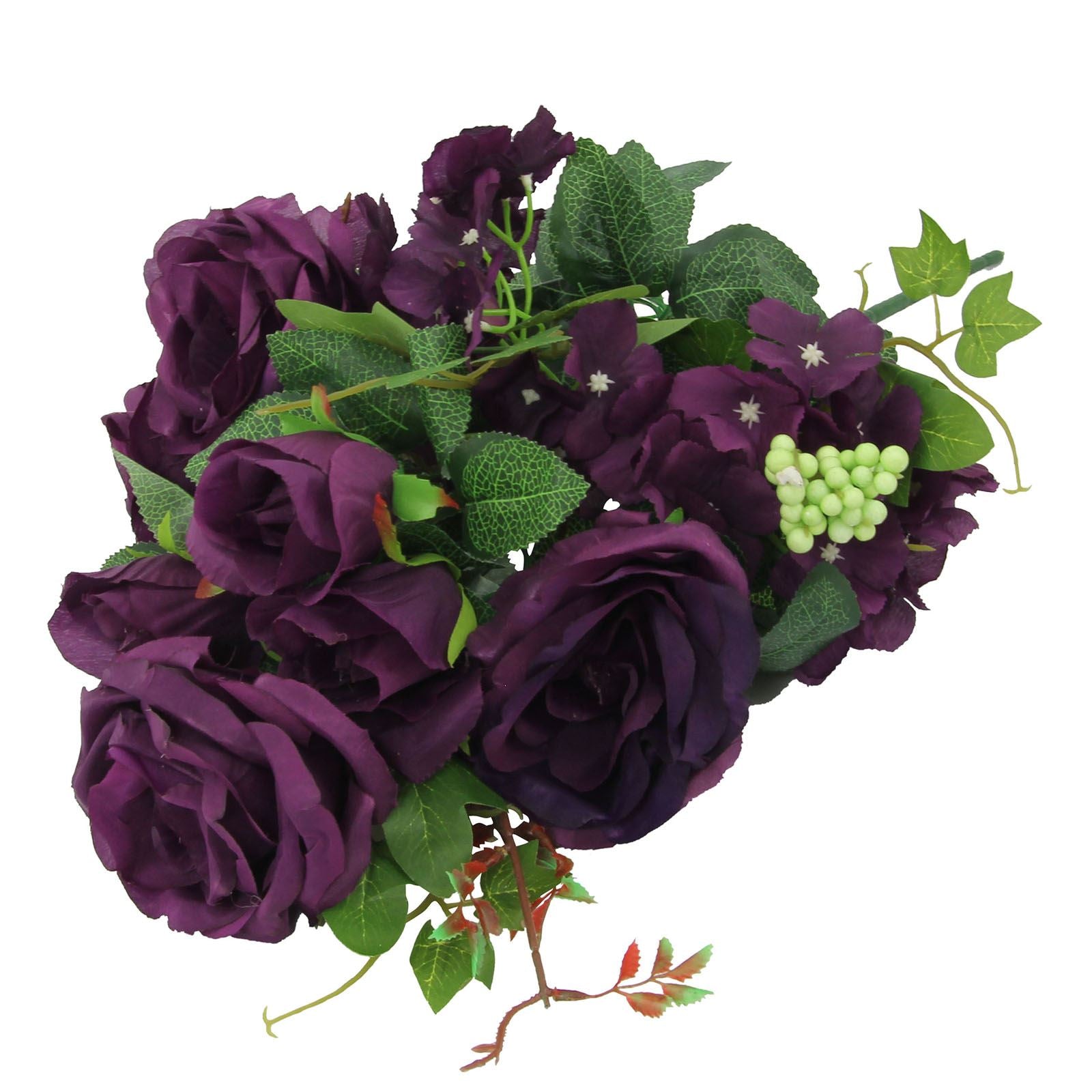 XL 9 Head Rose and Hydrangea Bouquet