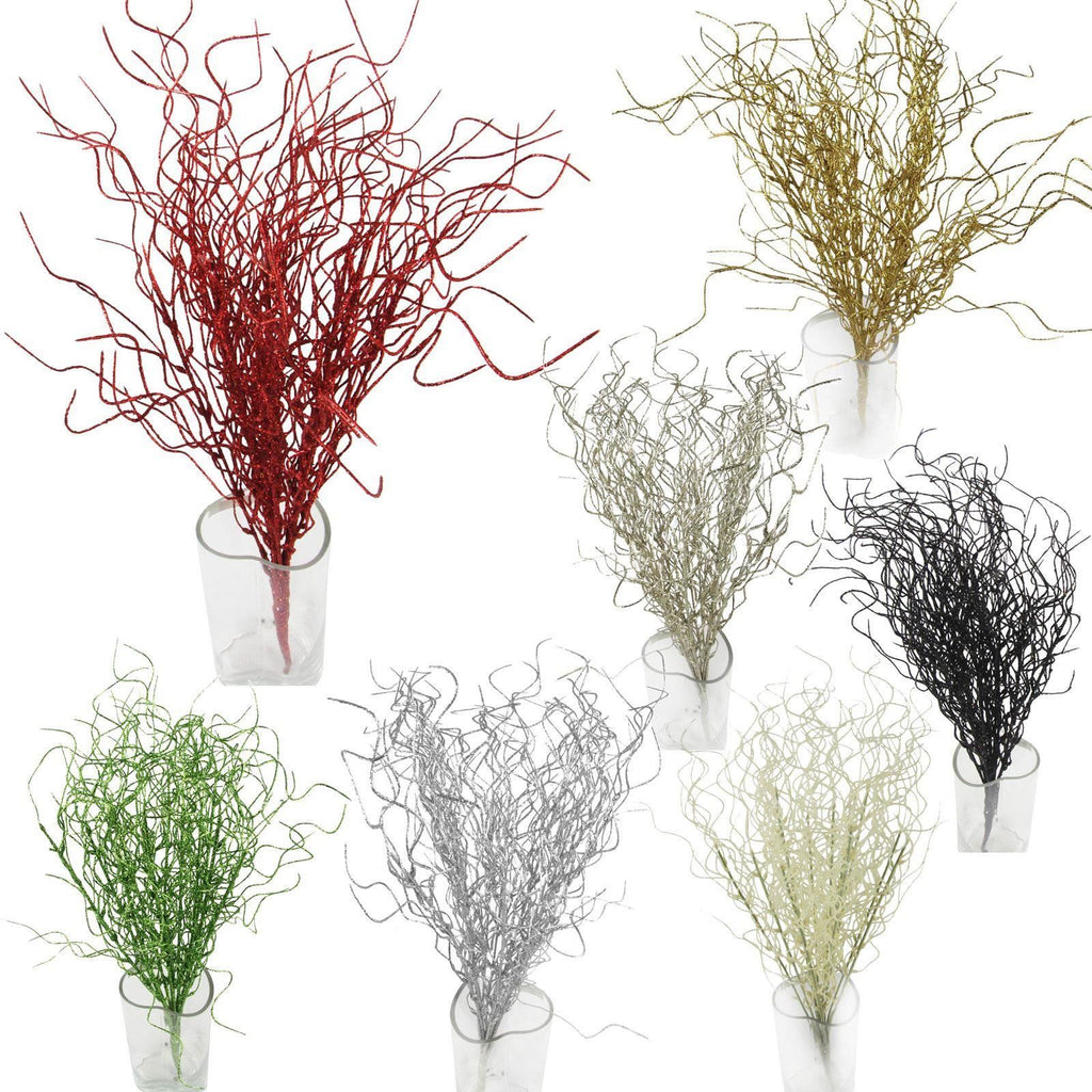 Heavy Glittered Ting Ting Foliage Bunch