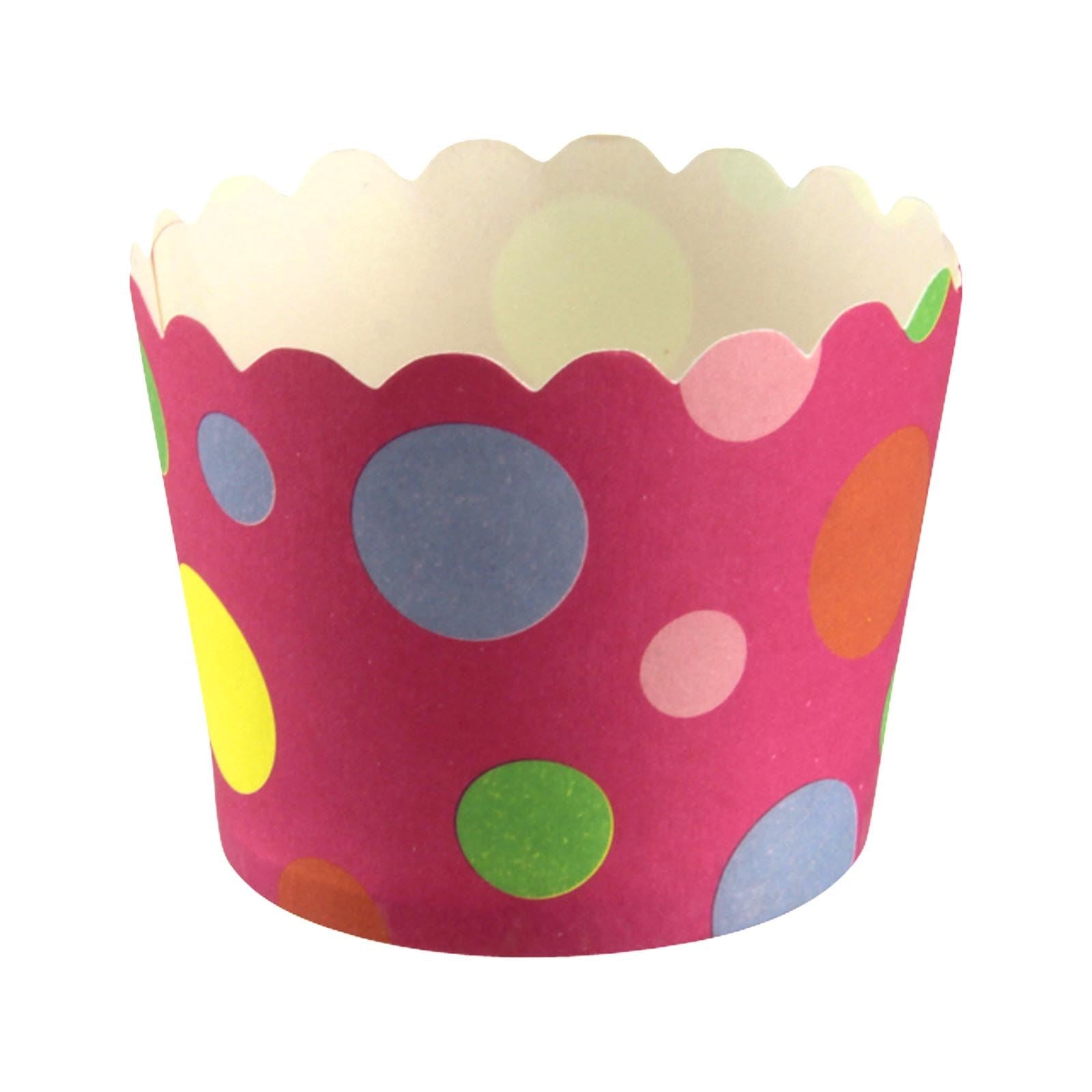120x Premium Hard Small Cupcake Cases - Set of 3 Colours