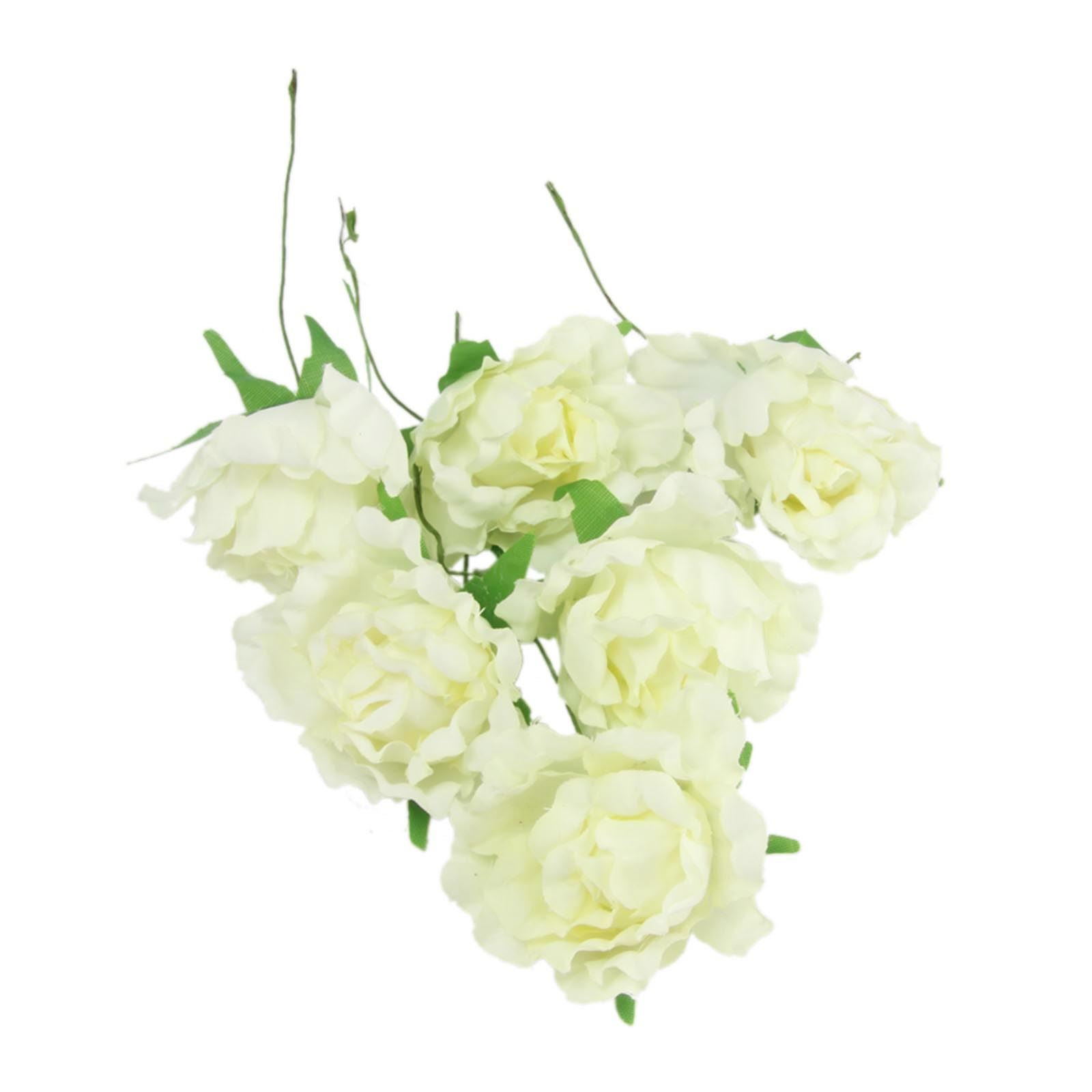 Soft Touch Bunch of 6 Frilly Flowers