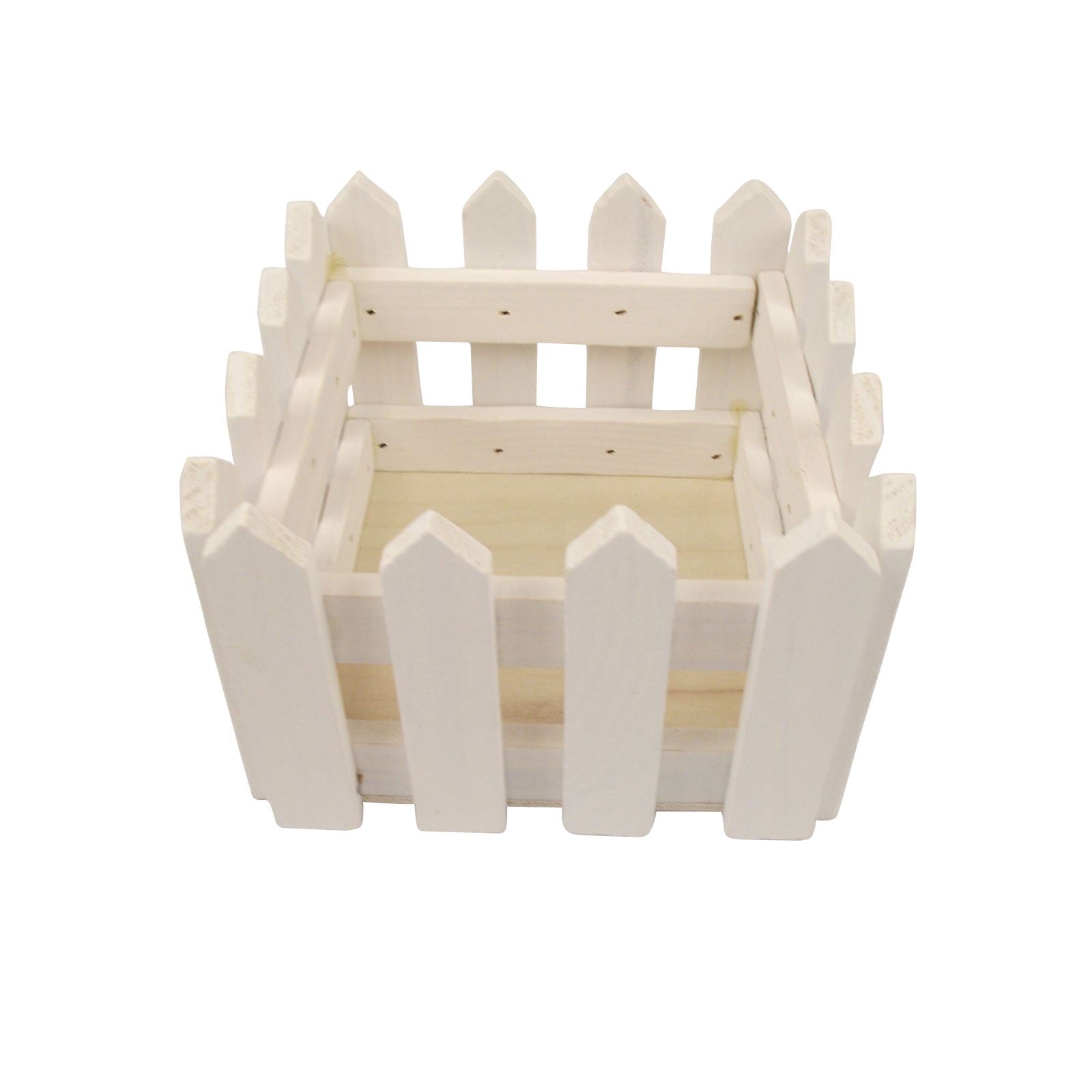 White Picket Fence Planters