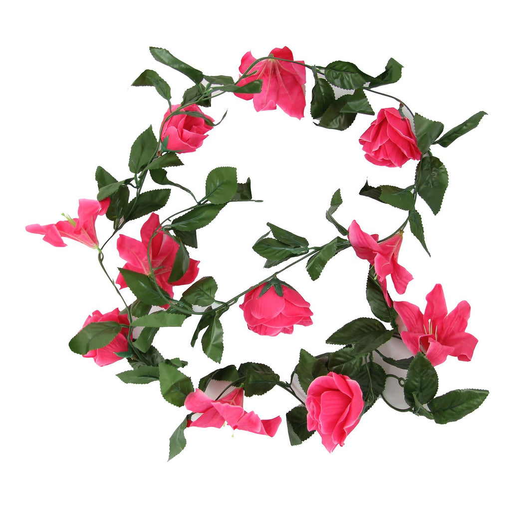 Rose and Lily Flower Garland