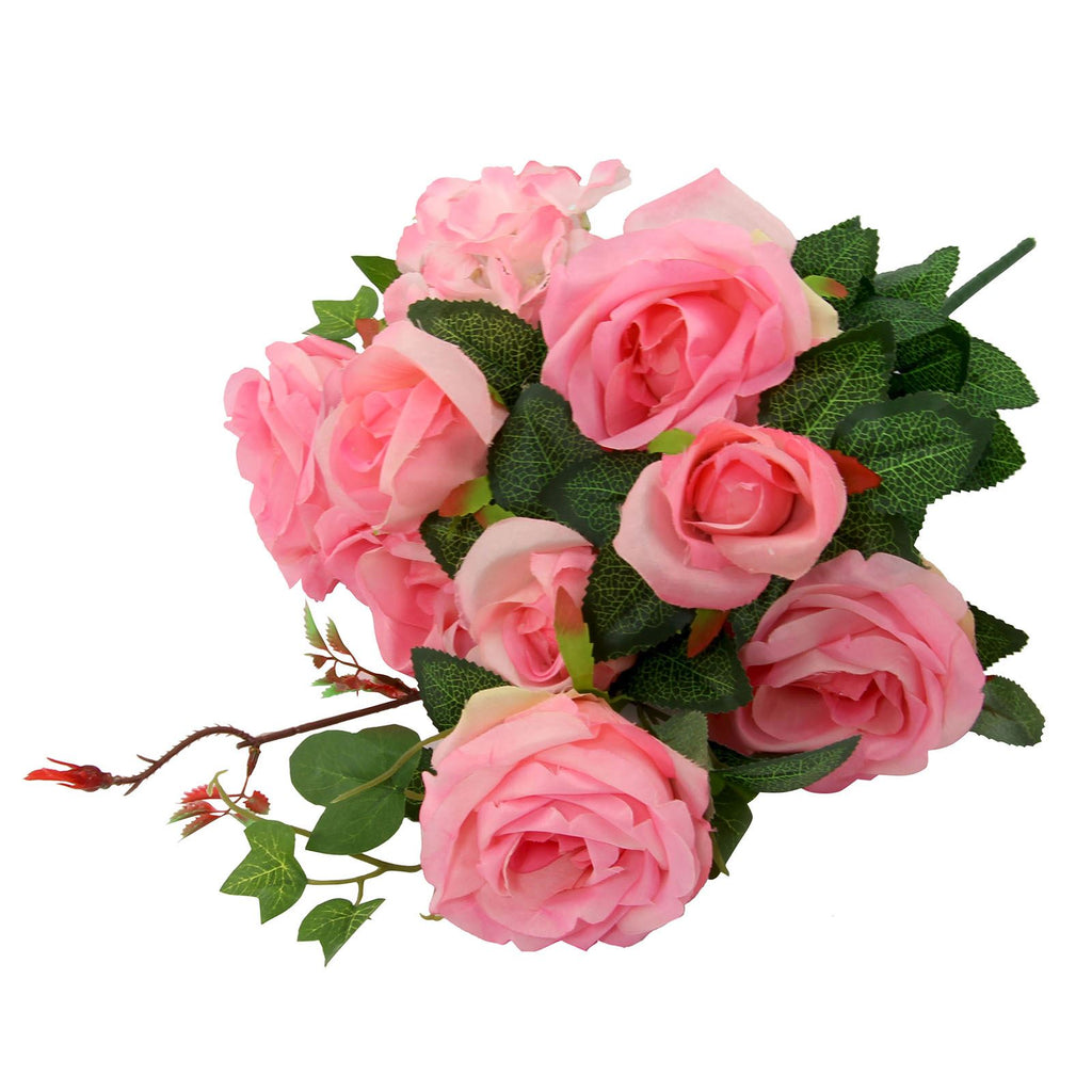 XL 9 Head Rose and Hydrangea Bouquet