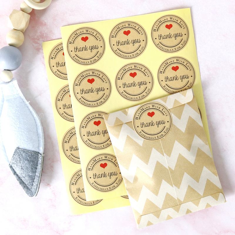 Sticker Sheets - Thank You Round