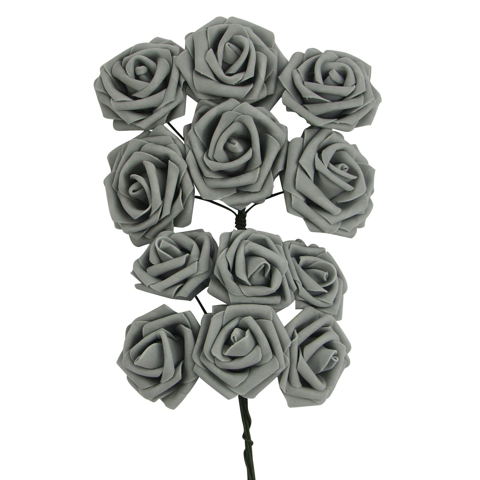 Colourfast Foam Roses - 6 Bunches - Regular