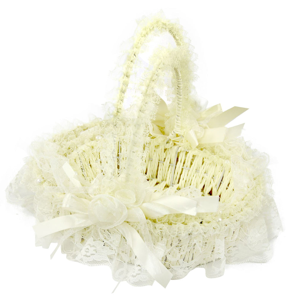 Cotton Frill Hamper Basket Set