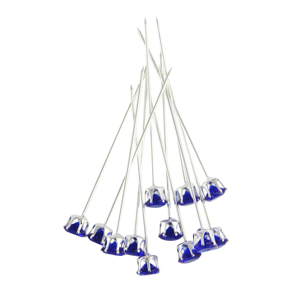 12x Premium Set Diamante Pins