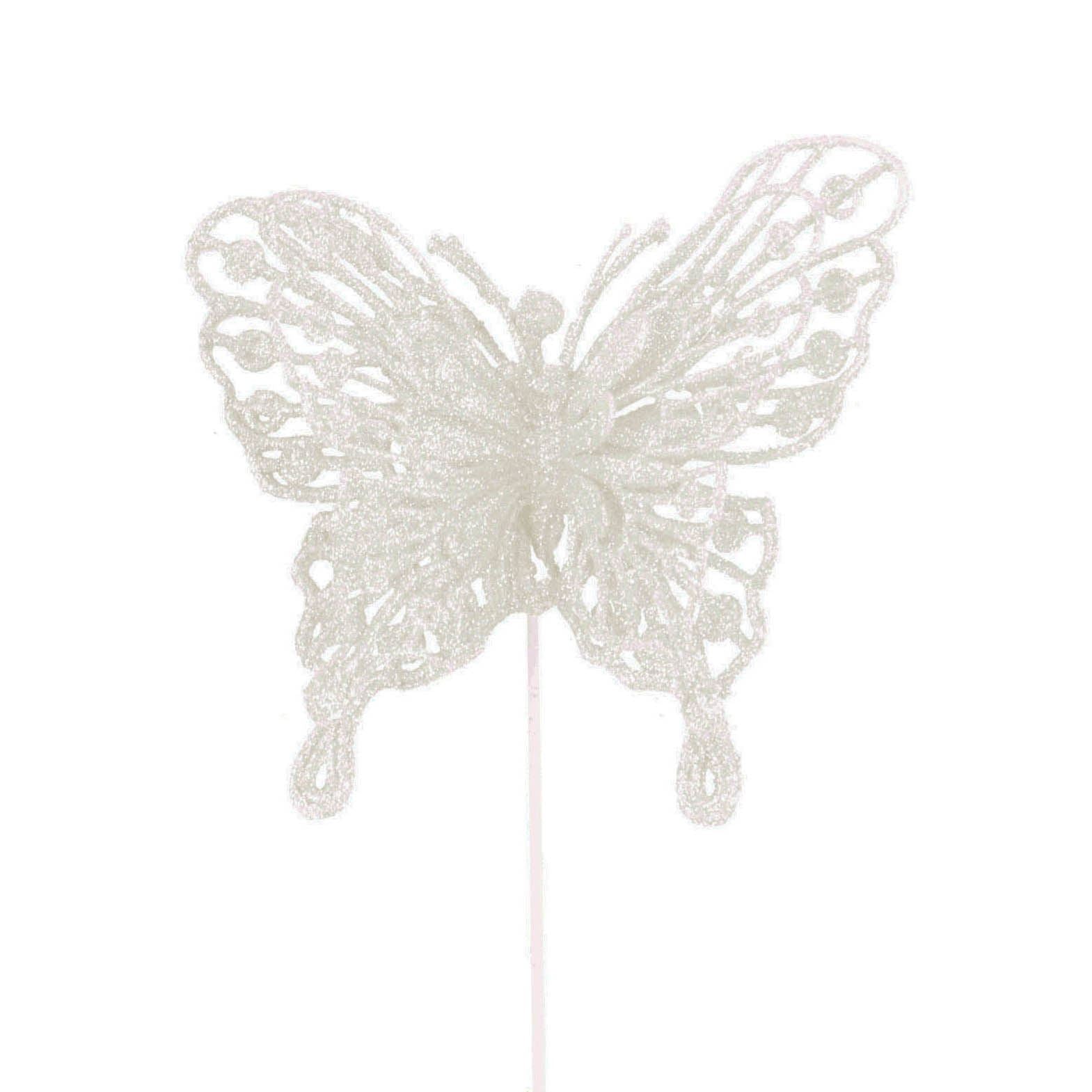 Heavy Glittered Large Double Layer Butterflies