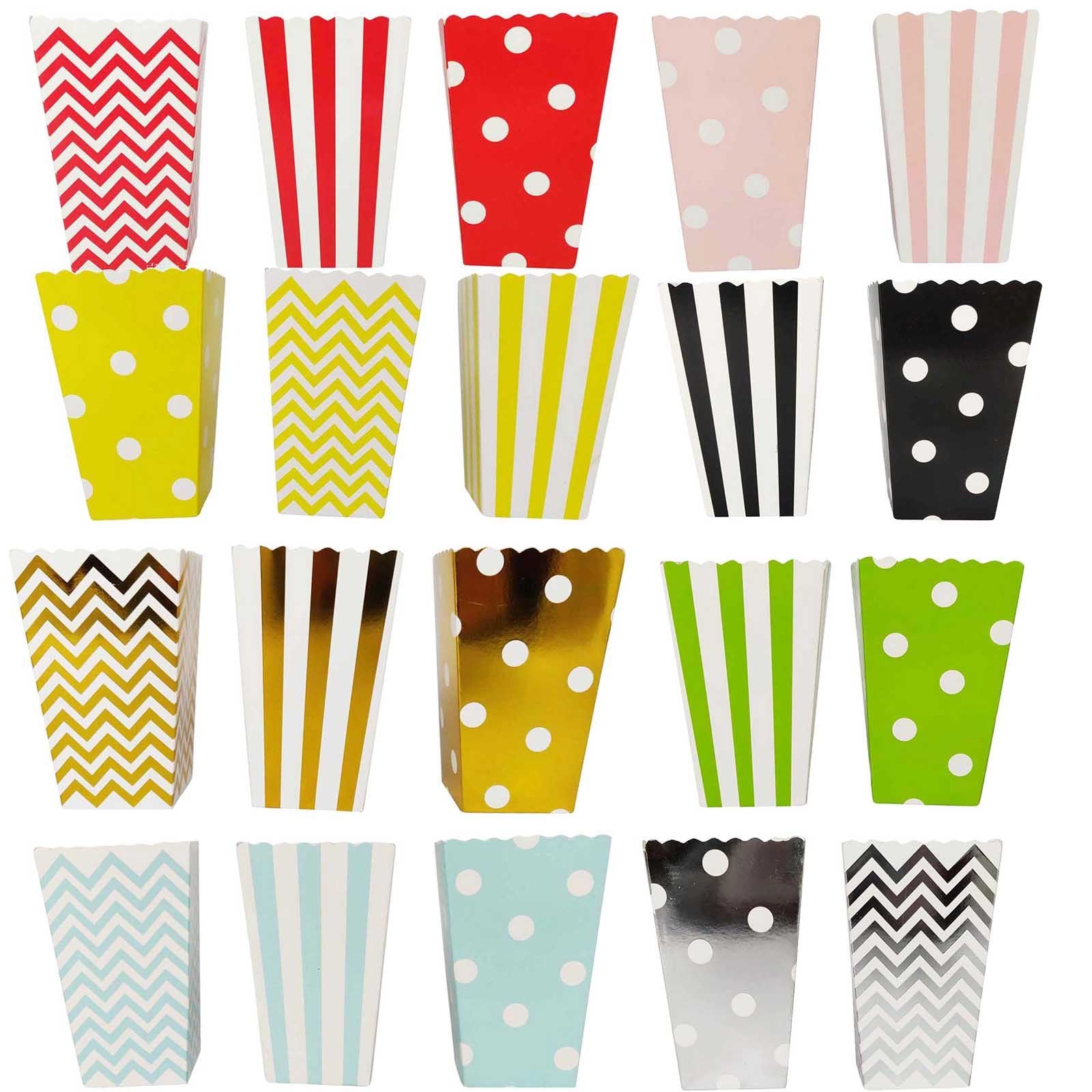 Mini Popcorn Bucket Treat Boxes