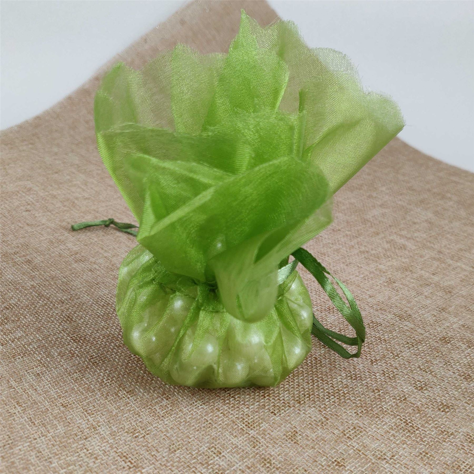 Drawstring Flower Top Favour Pouch