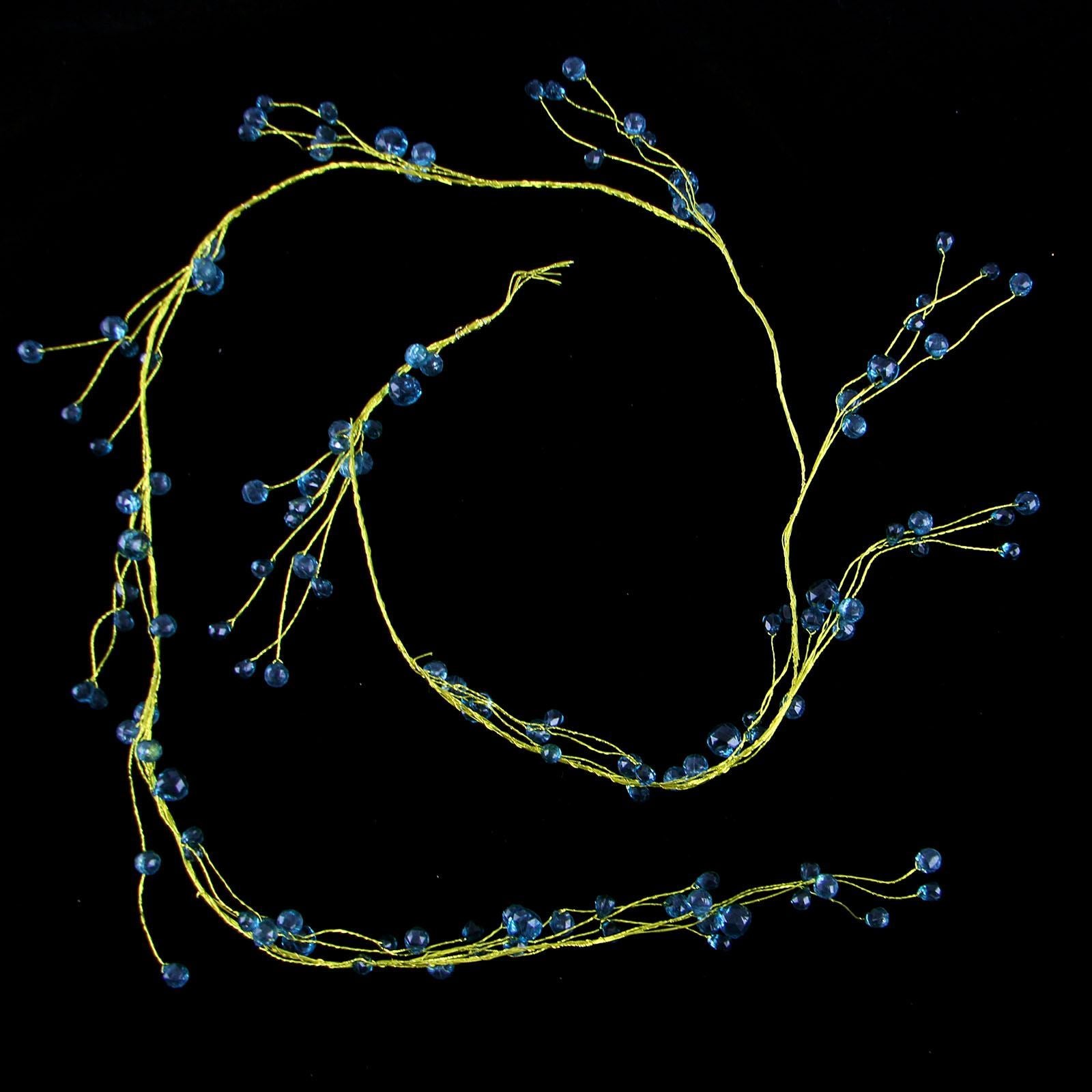 130cm Branching Coloured Crystal Garland