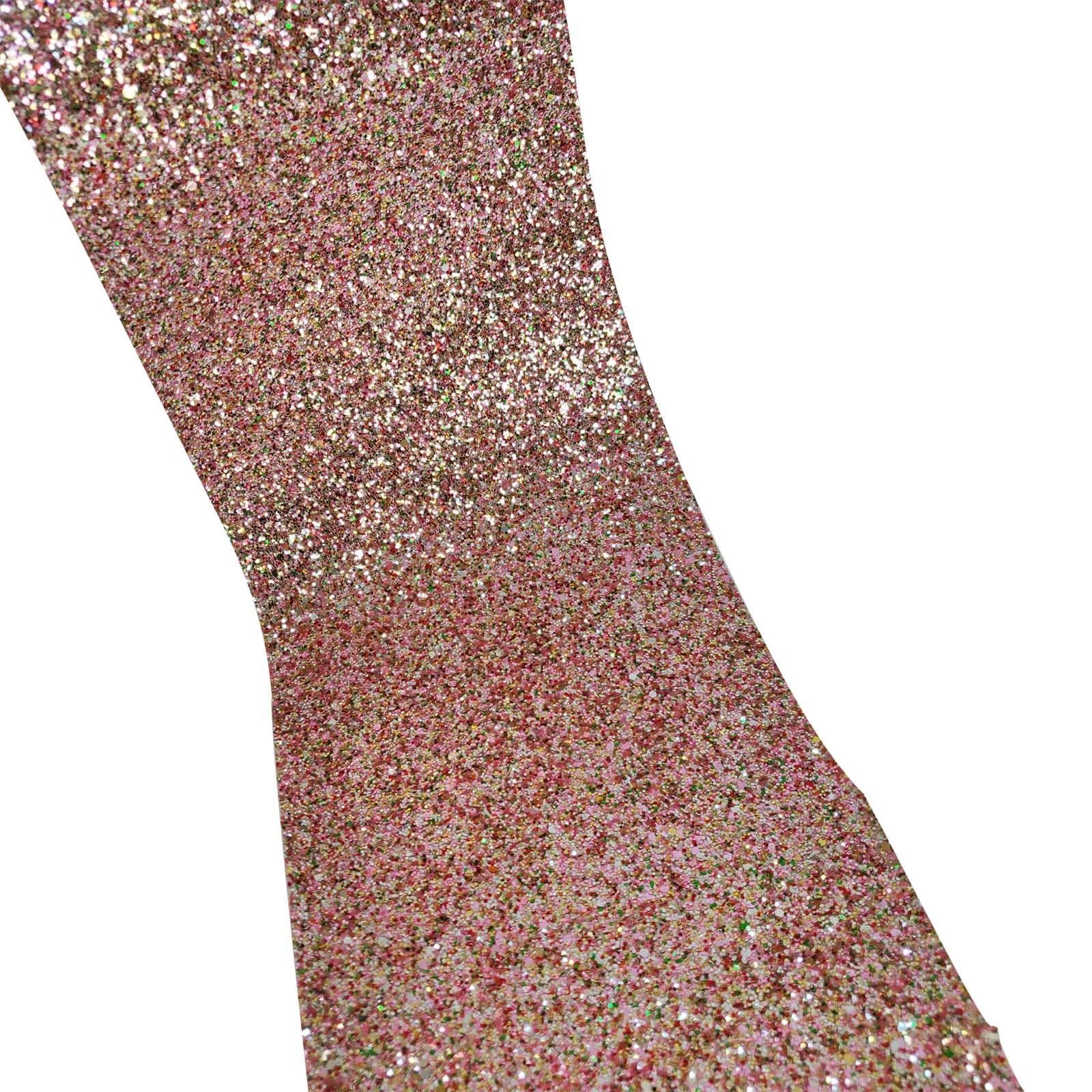 Chunky Glitter Fabric Wallpaper 16cm Borders