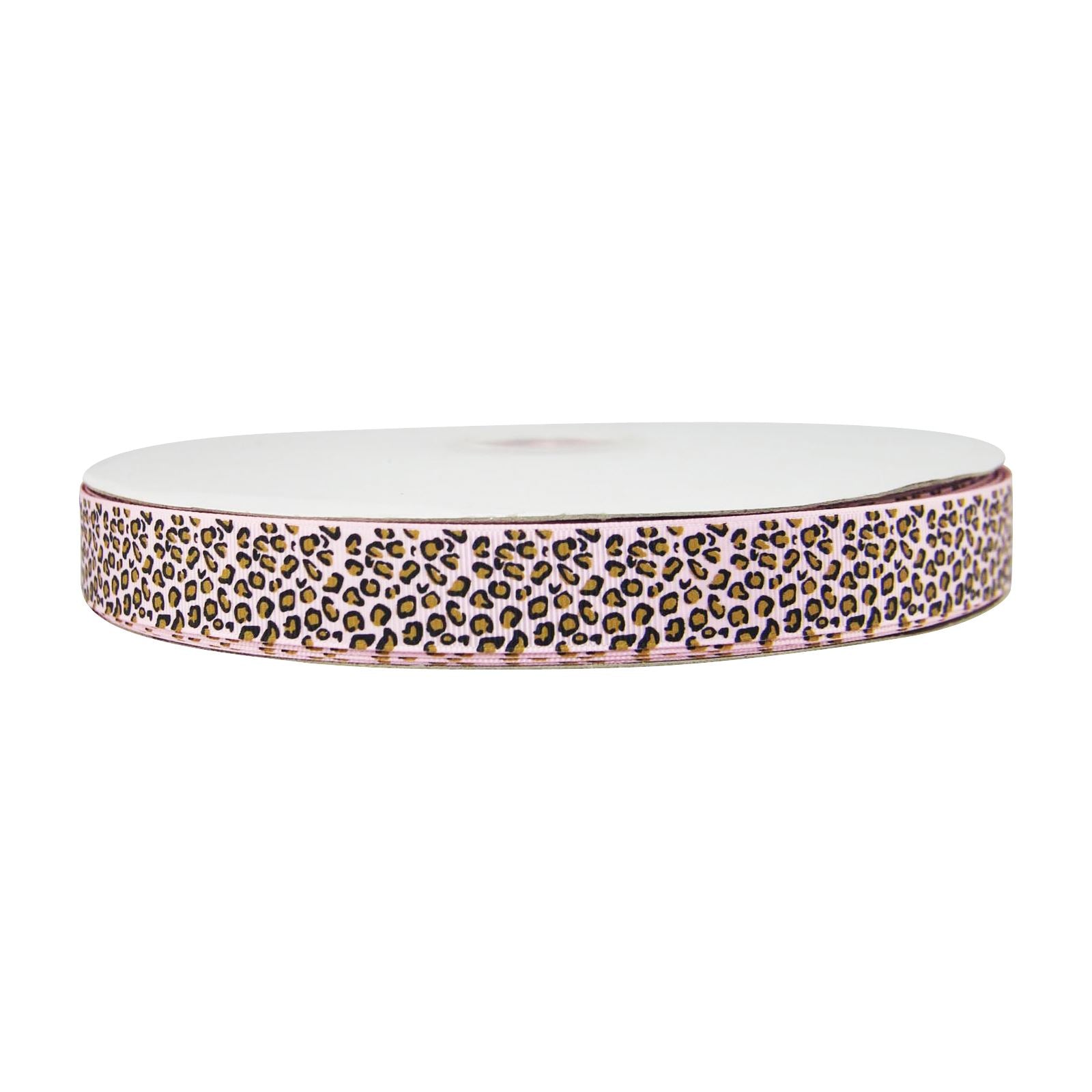 Premium Grosgrain Leopard Print Ribbon - 3 Metres