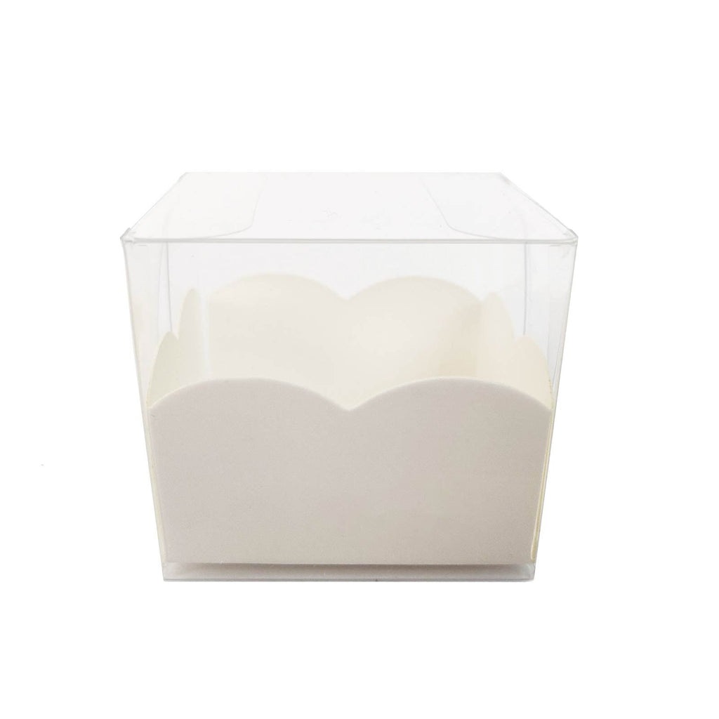 Long Clear PVC Macaron Boxes with Inserts